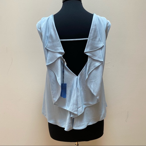 NEW Rebecca Minkoff Open Back Blouse - Picture 4 of 10